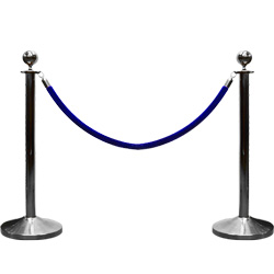 Chrome Coloured Post